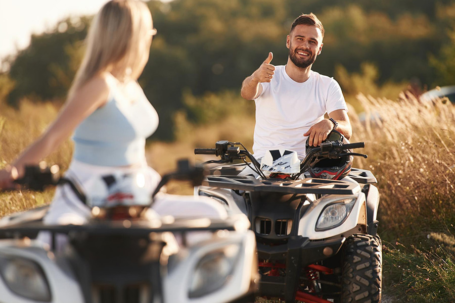 wildtrackers quad biking through winelands